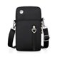 thumbnail image 1 of Bolso para teléfono móvil bolso bandolera tipo cartera negro, 1 of 7