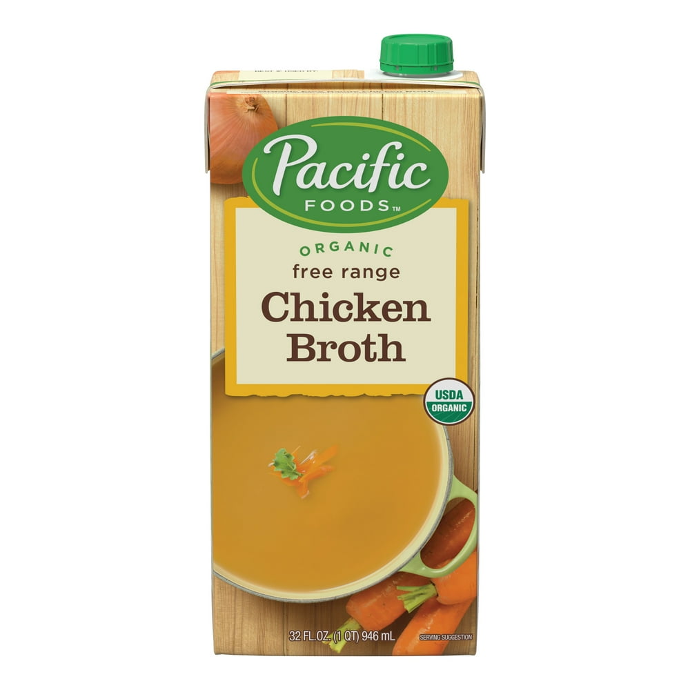 Pacific Foods Organic Free Range Chicken Broth, 32oz