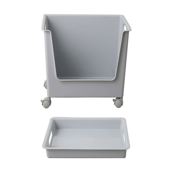Versatile Storage Box With Wheels Effective Home Storage Stand Holder Case with Wheels for Clothing Books Items