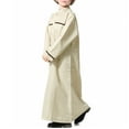 thumbnail image 4 of Mercatoo 𝐌uslim Thobe for Boys 𝐈slamic Clothing Long Sleeve Kaftan Robe Arabic Dress Kids Boys Prayer Dress Ramadan Eid Outfit, 4 of 9