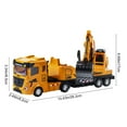 thumbnail image 3 of Alloy Construction Vehicle Set - 5-in-1 Engineering Toy Trucks with Movable Parts for Boys, 3 of 6
