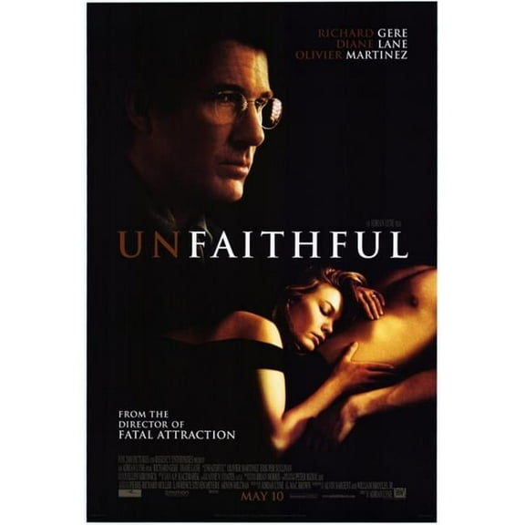 Pop Culture Graphics  Unfaithful Movie Poster Print - 27 x 40