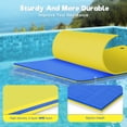thumbnail image 4 of WARMOUNTS Water Floating Mat Foam Pad, 9x6ft Bouncy Tear-Resistant XPE Foam, Recreation and Relaxing for Pool Lake River Ocean Outdoor Water Activities,, 4 of 9