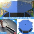 thumbnail image 6 of Clearance! Outdoor Trampoline Cover Shade Tent Cover Sun-Protection Trampolines Canopy, Easy To Install, Anti-Uv Trampolines Sunshade Accessories For Outdoor Backyard Playground Bule Back To School, 6 of 6