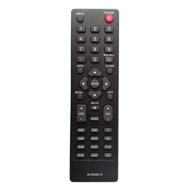 Vinabty DX-RC02A-12 Replaced Remote Control Fit for Dynex TV DX-40L130A11 DX-15L150A11 DX-46L262A12 DX-24E150A11 DX-L32-10A DX-32L100A13 DX-L19-10A