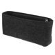 thumbnail image 4 of GOOHOCHY Bolsa de fieltro con inserto, organizador de bolsos de fieltro con cremallera, bolso pequeño, organizador de bolsos, bolsa de mano para mujer, gris oscuro, 4 of 8