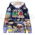 thumbnail image 4 of Sudadera con capucha del juego Toca Life World para niños, 3D Anime, ropa de abrigo de dibujos animados, jersey informal para niños y niñas, sudadera Toca Boca para otoño, 4 of 5
