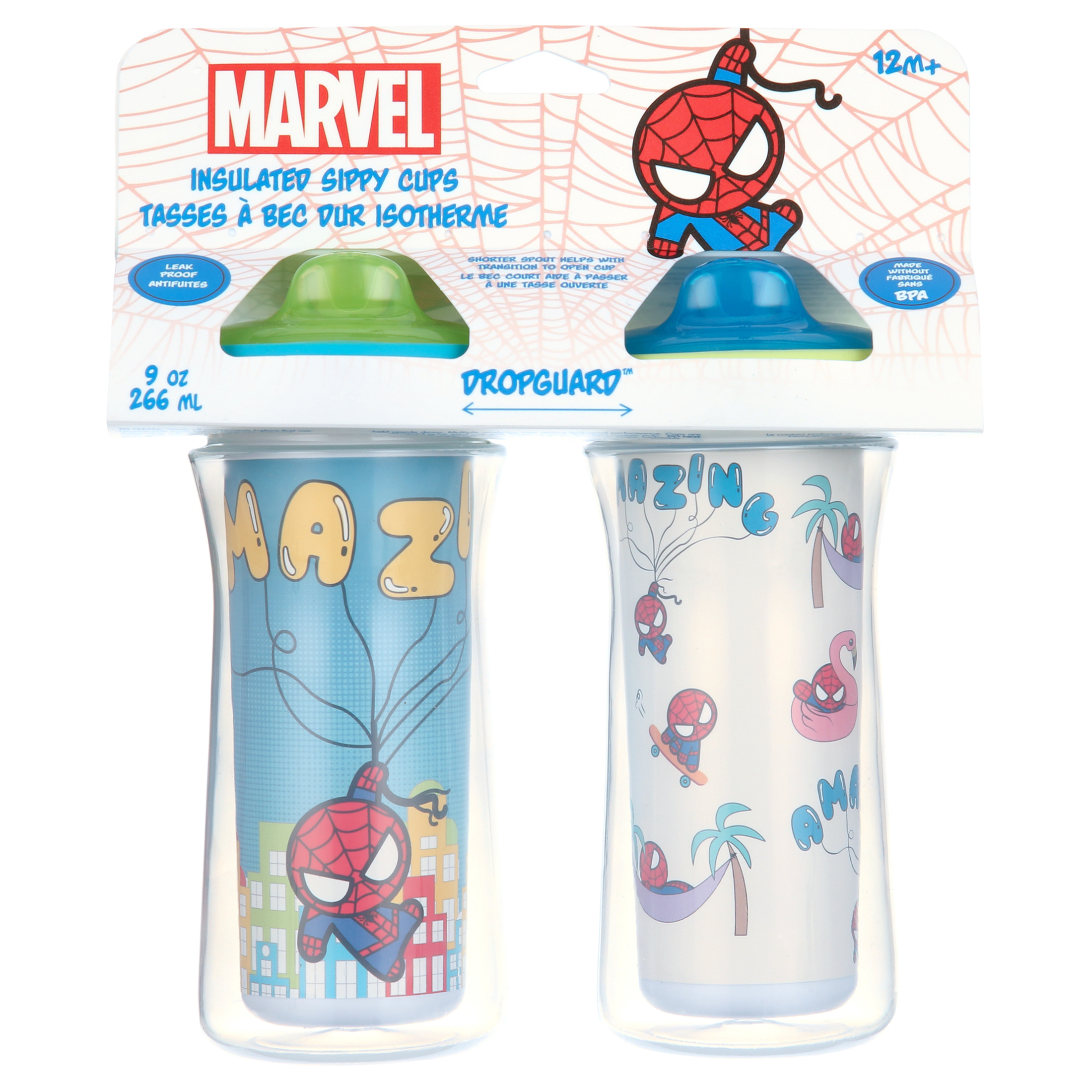 First Years Marvel Insulated Sippy Cup 9oz Pack of 2 photo 2