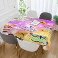 thumbnail image 5 of GZHJMY Mardi Gras Rectangle Tablecloth, Waterproof Stain Wrinkle Resistant Washable Polyester Table Cover for Picnic Dinner Holiday Kitchen Party Decor, 60 x 120 in Home Decor, 5 of 7