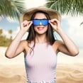 thumbnail image 5 of Gafas de sol Guaracha Trendy Blue Mirrored Polarized UV400, 5 of 5