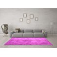 thumbnail image 3 of Ahgly Company Indoor Square Persian Pink Traditional Area Rugs, 4' Square, 3 of 4