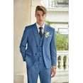thumbnail image 3 of COOFANDY Men's 3 Piece Suits Classic Fit 2 Button Dress Suits Tuxedo Jacket Blazer for Wedding Business Dinner Prom, 3 of 7