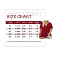 thumbnail image 4 of CASSIE LIZ Plus Size Short Sleeve Tops for Women 5X Wine Red Criss Cross Pullover Fashion V Neck Shirts Loose Fit Blouses Casual Tunics Spring Summer Tee 5XL 26W 28W, 4 of 4