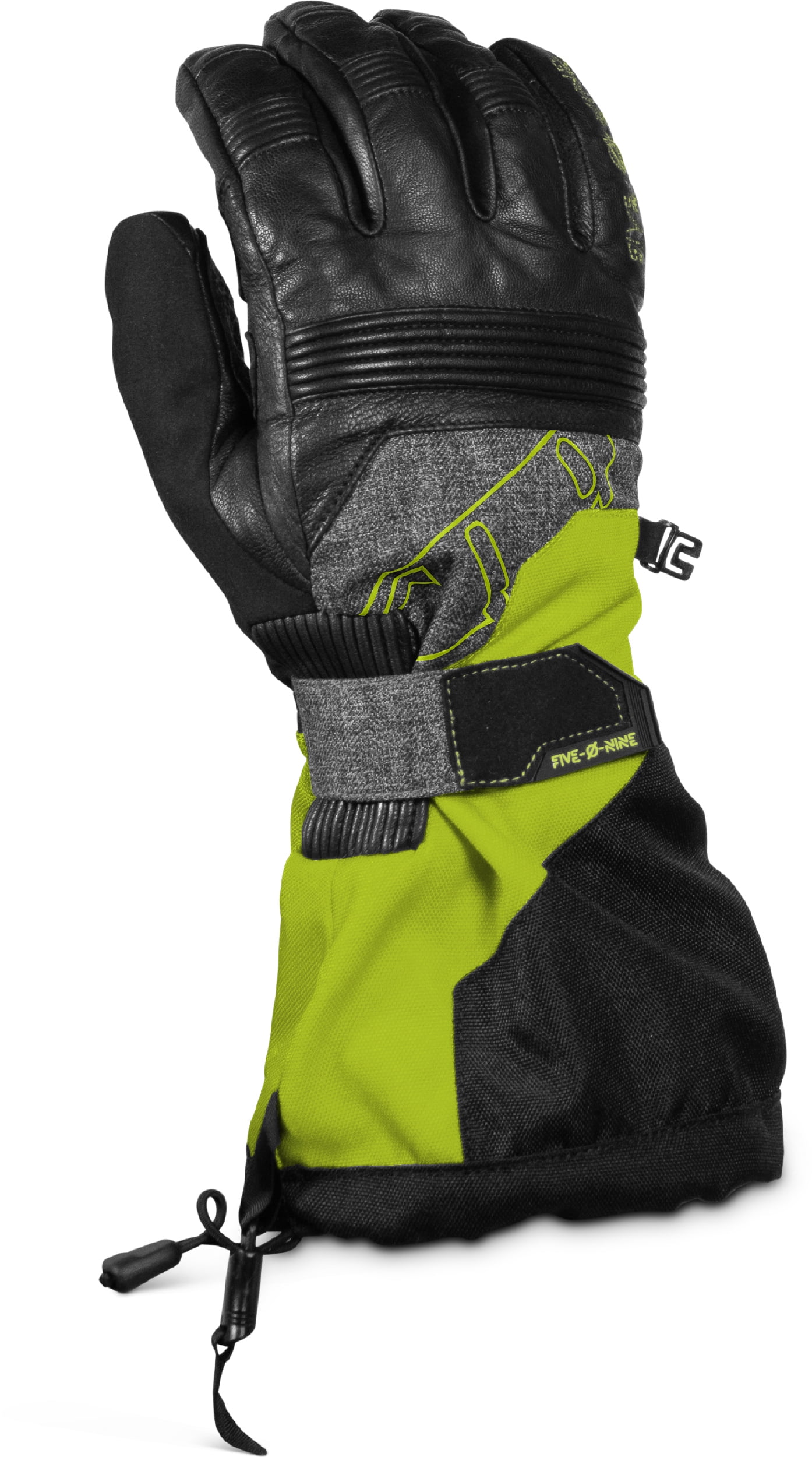 509 509 Mens HiVis Range Snowmobile Gloves 2020 Snocross Snowcross