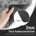 thumbnail image 3 of XMXT Non-Slip Gaming Mouse Pad, Axe Skull Lumberjack Mousepad Computer Keyboard Mats Desk Pads Office Decor Accessories, 15.8"x29.58", 3 of 8