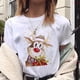 thumbnail image 1 of Camiseta de Reno de Navidad para mujer, ropa de talla grande, Camisetas estampadas blancas 2021, 1 of 5