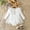 White, variant on HUITKMM Bodysuit for Baby Girl Baby Girls Solid Long Sleeve Dress Romper Bodysuit Outfits Clothes 12-18 Months
