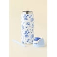 thumbnail image 4 of Owala FreeSip Stainless Steel Water Bottle, 32oz, Delft Cat Print, 4 of 5
