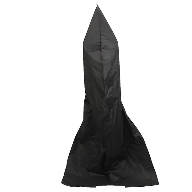 Sombrilla impermeable negra grande durable del patio de del jardín / cubierta Sunnimix Cubierta de sombrilla