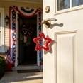 thumbnail image 5 of Nkmbld 2Pcs Patriotic Star Ornaments 4th of July Hanging Pendants for Tree Glitter Blue Red Star Charms with String for 250th Anniversary Party Decor, 5 of 8