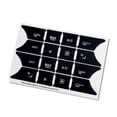 thumbnail image 5 of Car Button Repair Sticker Matte Black Decals Stickers For Mercedes For Benz GLK350 C Class CLS C218 SLK W172 W204 W207 W212 W218, 5 of 5