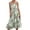 Green, variant on IROINNID Sleeveless Round Neckline Dress For Women Fashion Summer Casual Backless Bandage Top Camis Dress Prints Knee-Length Empire Dress
