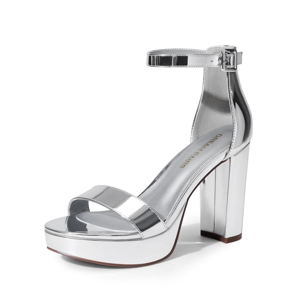 Sandalia de Mujer DREAM PAIRS DWUMHS2508 Plata Plataforma 2.5 cm
