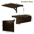 Folding Table Desks Wall Mounted Table Fold Down for Small Spaces