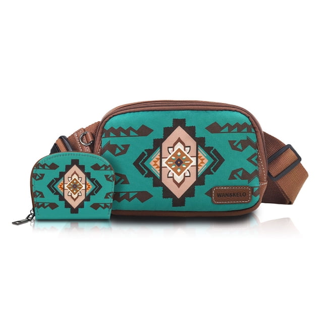 Riñonera Bolso Cruzado WDOplteas Bohemia Con Pequeño Correa Ajustable para Mujer Festivales Viajes Y Conciertos
