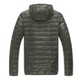thumbnail image 4 of Men‘s Winter Jacket Warm Men Zipper Hooded Coat With Pocket, 4 of 6