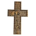 thumbnail image 2 of Escultura de Jesús para capilla de iglesia, adorno cristiano de madera tallado a mano para colgar 25 cm x 15 cm x 18 cm, 2 of 9