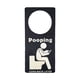 thumbnail image 1 of Por favor, no molestar signo divertido baño ocupado puerta colgante signo 6.69" X 3.15"，Funny manija de la puerta colgante，Funny Home Decoration，Valentine's Day Pascua Decoración, 1 of 6