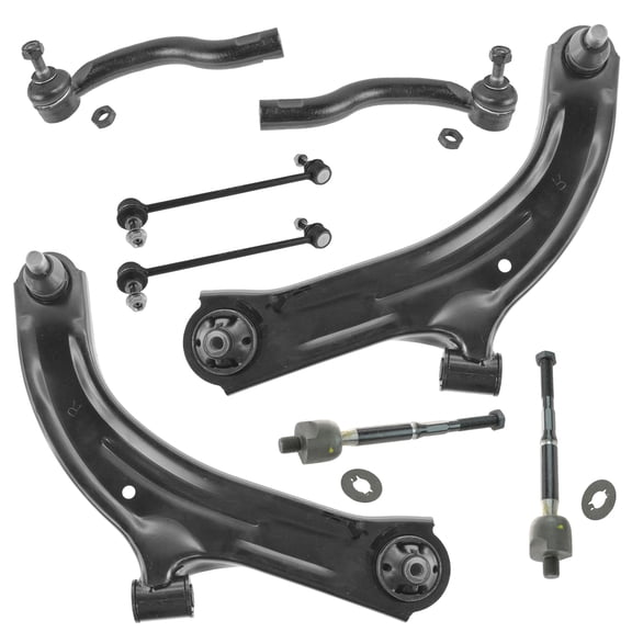 TRQ Steering Suspension Kit Front LH RH Set of 8 for Nissan Cube Versa New PSA59124