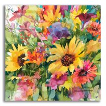 Epic Art 'Color-coded'  by Annelein Beukenkamp Acrylic Glass Wall Art, 24" x 24"