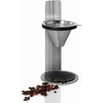 thumbnail image 1 of Mr. Brew Pour-Over Coffee Maker - Single Serve Coffee Maker - Pour Over Coffee Dripper with Double Layer Filter - Stainless Steel Coffee Maker - Steel, 10.5", 1 of 7