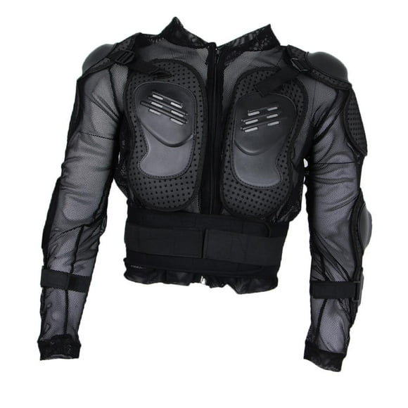 Black Motorcycle Skiing Protección De Cuerpo Completo Chaqueta M, L, XL, XXL - negro XL SG