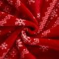 thumbnail image 2 of Merrylife Throw Blanket Decorative Home Couch Outdoor Travel Use Snow Red 50" x 60", 2 of 4