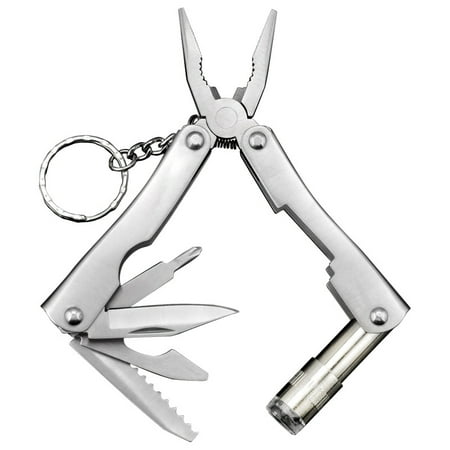 

Tool Pliers 8 In 1 Multifunctional with Portable Set Lock Set Steel Security Pliers Knives Tool Folding Survival Equipment Design Stainless Outdoor