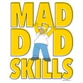 thumbnail image 2 of Mens The Simpsons Mad Dad Skills T Shirt, 2 of 3