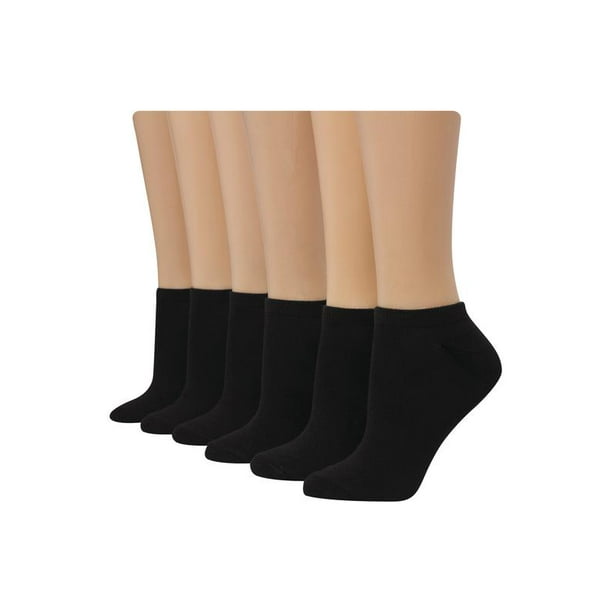 Hanes Women's Cool Comfort No Show Socks, 6 Pack - Walmart.com