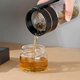 thumbnail image 3 of Double Glass Tea Filler Tea Mug With Filler Portable Tea Mug For Bulk Tea Travel Tea Mug With Strainer Dual Purpose Tea Mug - Black, 3 of 4