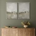 thumbnail image 4 of IDEA4WALL Framed Canvas Print Wall Art Set Pastel Misty Pines Serene Forest Landscape Digital Art Abstract Nature Retro Art Modern Wall Decor Minimal Zen Artwork for Home Decor - White 24"x36"x2, 4 of 5