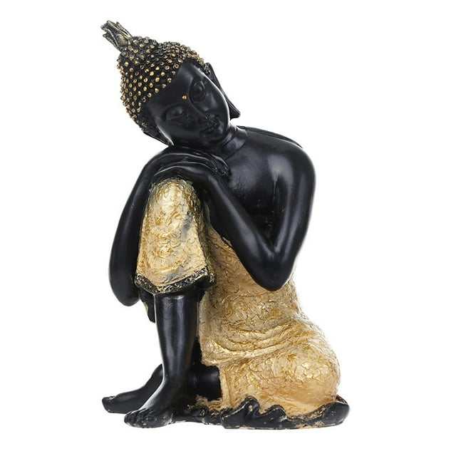 Estatua de Buda en pose de Namaste, 14 cm, de resina