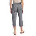 thumbnail image 4 of FRSASU Womens Capris Loose Fit Casual Pants Dressy Lightweight Solid Color Baggy Pants for Hiking Gray XXXL(XXXL), 4 of 5