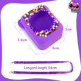 thumbnail image 3 of Funda Qoosea para juguete interactivo Bitzee, digital para mascotas, color morado, 3 of 7