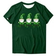 thumbnail image 3 of Elvqul Chandails Stylés pour Femmes Col Rond T-Shirts Graphiques Manches Courtes Saint-Patrick Grande Taille Vert Mignons Hauts pour Femmes, 3 of 4