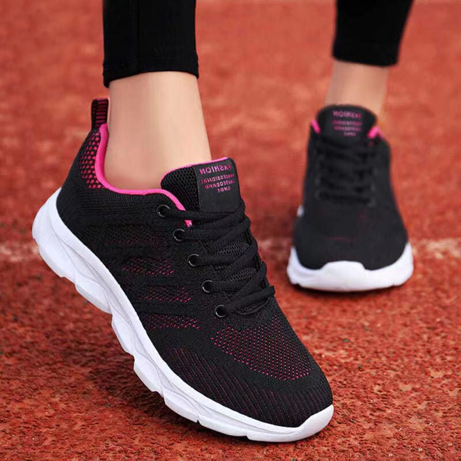 Womens Shoes Summer Lightweight Mesh Casual Travel Shoes Sneakers Non ...