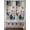 MidnightBlue LightPink Khaki, variant on Vintage Blue Floral Bathroom Window Curtain, Butterflies Watercolor Flower Tan Light Filtering Coffee Kitchen Curtains, Bedroom Living Room Curtains 2 Panel 84"x63"