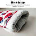thumbnail image 5 of Geometric Kitchen Baking Insulation Gloves with Lanyard Microwave Gloves Heat Resistant Pot Mitts for BBQ Oven, 5 of 5
