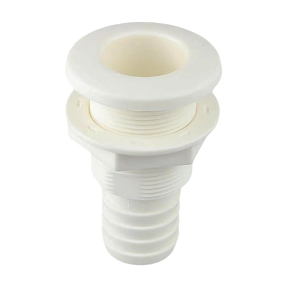 Conector de drenaje de desbordamiento para conexión a través del casco de embarcaciones Conector de drenaje de desbordamiento para conexión a través Blanco 85x48x48cm
